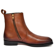 Feetique Men's Genuine Crust Leather Boot, Casual Round Boots For Men - Feetique Footwea